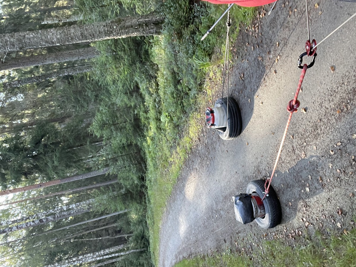 Pulling tyres